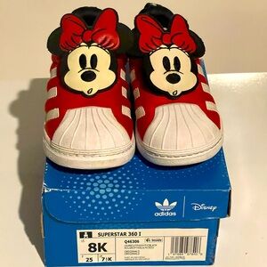 Disney x Adidas Minnie Mouse Superstars Size 8K
